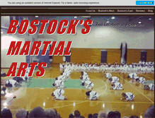 Tablet Screenshot of bostocksmartialarts.com